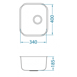 ALVEUS VARIANT 40 MONARCH zlewozmywak stalowy miedź