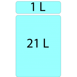 ALVEUS Sortownik Albio 20 (1 L + 21 L)