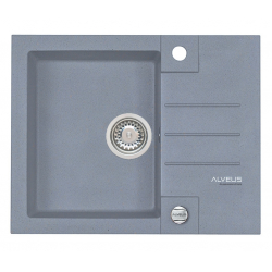 ALVEUS ROCK 30 zlewozmywak granitowy steel