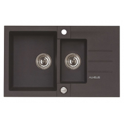 ALVEUS ROCK 70 zlewozmywak granitowy czarny