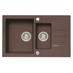 ALVEUS ROCK 70 zlewozmywak granitowy chocolate