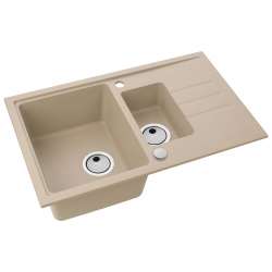ALVEUS Zlewozmywak granitowy INTERMEZZO 70 beżowy
