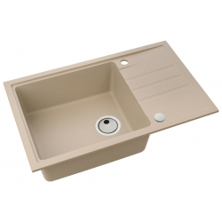 ALVEUS Zlewozmywak granitowy INTERMEZZO 130 beżowy