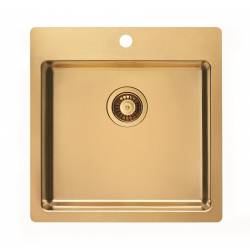 ALVEUS PURE 30 zlewozmywak stalowy MONARCH brąz