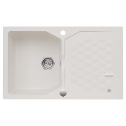 ALVEUS SENSUAL 30 zlewozmywak granitowy biały