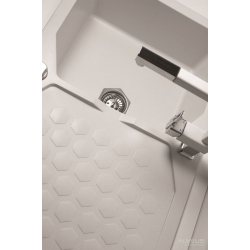 ALVEUS SENSUAL 30 zlewozmywak granitowy biały