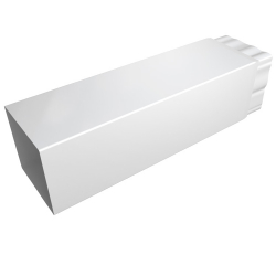 ALVEUS Rura krótka biała