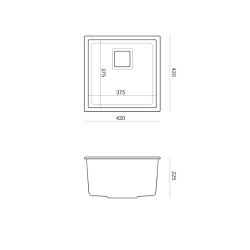 DAVID 40 GraniteQ pure carbon/elementy złote