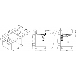 ALVEUS SENSUAL 30 zlewozmywak granitowy pebble