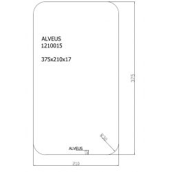 ALVEUS Deska drewniana