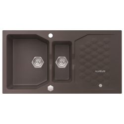 ALVEUS SENSUAL 70 zlewozmywak granitowy chocolate