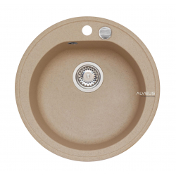 ALVEUS NIAGARA 10 POP-UP zlewozmywak granitowy beżowy