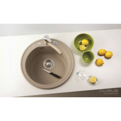 ALVEUS NIAGARA 10 POP-UP zlewozmywak granitowy beżowy