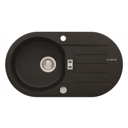 ALVEUS NIAGARA 40 zlewozmywak granitowy czarny