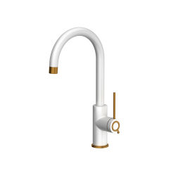 JODIE Q LINE SLIM SteelQ snow white/Nano PVD miedź