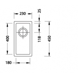 ALVEUS QUADRIX 10 zlewozmywak stalowy