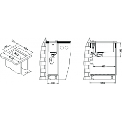 ALVEUS QUADRIX 10 zlewozmywak stalowy
