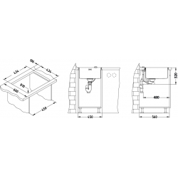 ALVEUS QUADRIX 30 zlewozmywak stalowy