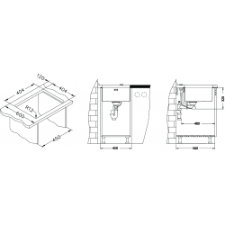 ALVEUS QUADRIX 30 zlewozmywak stalowy
