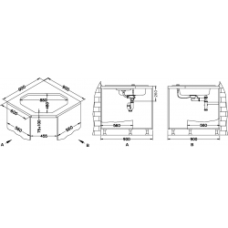 ALVEUS NIAGARA 60 zlewozmywak granitowy chocolate