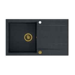 EVAN 111 GraniteQ black diamond/elementy złote