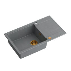 EVAN 136 XL GraniteQ silver stone/elementy miedziane