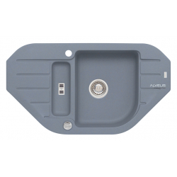 ALVEUS NIAGARA 60 zlewozmywak granitowy steel