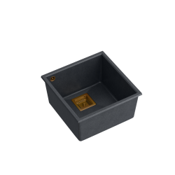 DAVID 40 GraniteQ black diamond/elementy miedziane