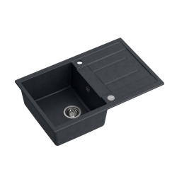 MORGAN 111 GraniteQ black diamond/elementy stalowe