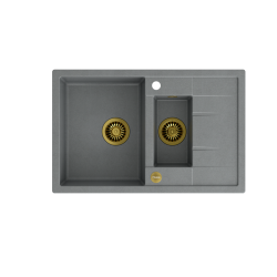 MORGAN 156 GraniteQ silver stone/elementy złote