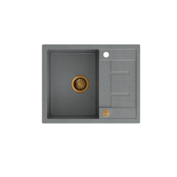 MORGAN 116 GraniteQ silver stone/elementy miedziane