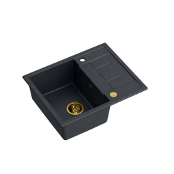 MORGAN 116 GraniteQ black diamond/elementy złote