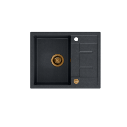 MORGAN 116 GraniteQ black diamond/elementy miedziane