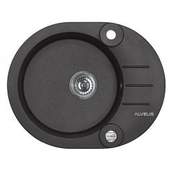 ALVEUS ROLL 40 zlewozmywak granitowy czarny