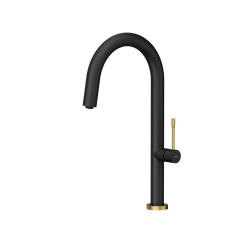 HALEY T LINE SteelQ pure carbon / Nano PVD złoty