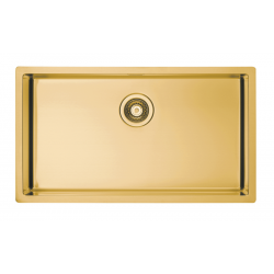 ALVEUS QUADRIX 60 zlewozmywak brąz