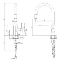 ALVEUS DELOS bateria kuchenna chrom