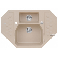 ALVEUS SENSUAL 60 zlewozmywak granitowy pebble