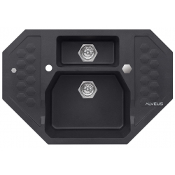 ALVEUS SENSUAL 60 zlewozmywak granitowy twilight