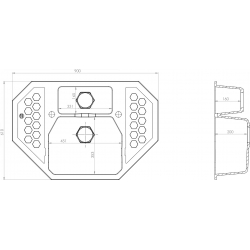 ALVEUS SENSUAL 60 zlewozmywak granitowy chocolate