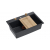 Zlewozmywak granitowy MARC 1-komorowy 76x50 cm czarny/black diamond + Nano MIEDŹ PVD