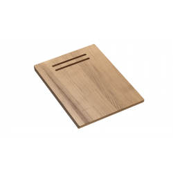 Zlewozmywak granitowy MARC 1-komorowy 76x50 cm czarny/pure carbon + Nano MIEDŹ PVD