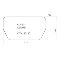 ALVEUS Deska drewniana
