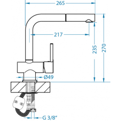 'ALVEUS EVITA - P bateria kuchenna satyna