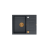 MORGAN 116 GraniteQ zlewozmywak black diamond z syfonem Push To Open kol. miedziany 1-komorowy z/o + zaczepy 4 szt