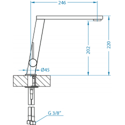 ALVEUS CHOICE bateria kuchenna chrom BR szczotkowany