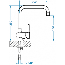 ALVEUS QUADRO bateria kuchenna chrom