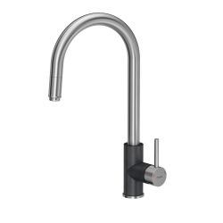 JENNIFER Pull out SteelQ stal szlachetna / czarny metalik