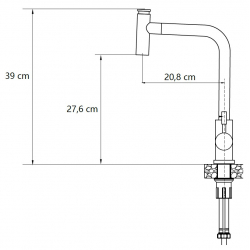 MERYL stalowa bateria kuchenna pure carbon