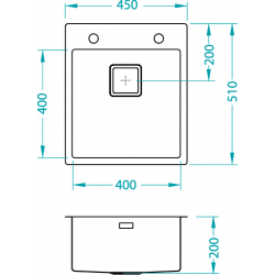 ALVEUS STYLUX 10 zlewozmywak stalowy